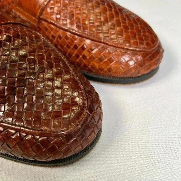 SUNSTEPS MEN'S "BARCLAY" HAND WOVEN SHOES SIZE 6  - used, but beautiful - Picture 7 of 11